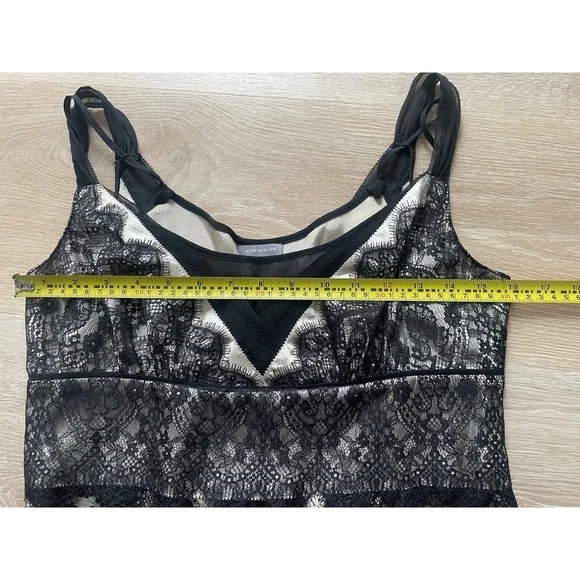 Ann Taylor S Women 0 Black Lace Baby Doll Cami Y2k Whimsigoth Dark Fairy - Picture 15 of 16